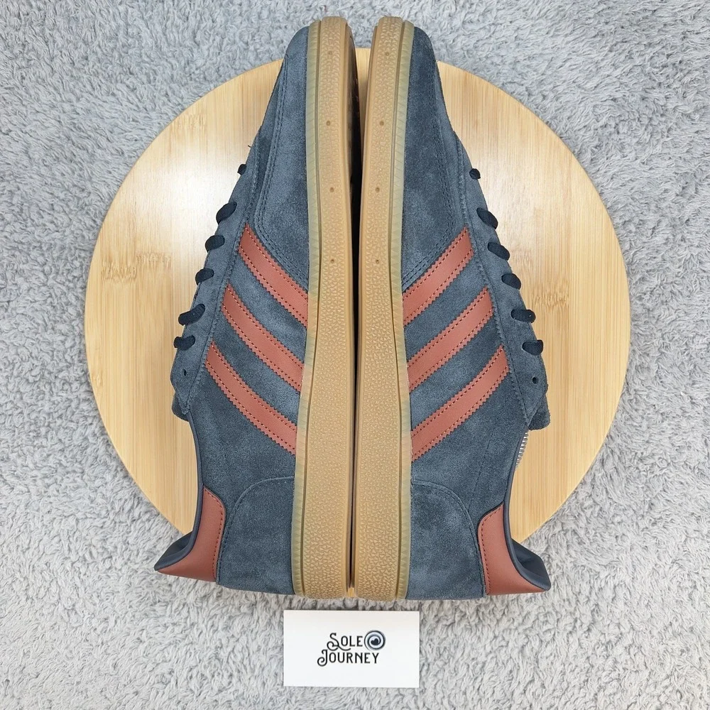 Adidas Handball Spezial Shoes Mens 12 Blue Gum Suede Leather Retro JH5436 - Picture 7 of 13